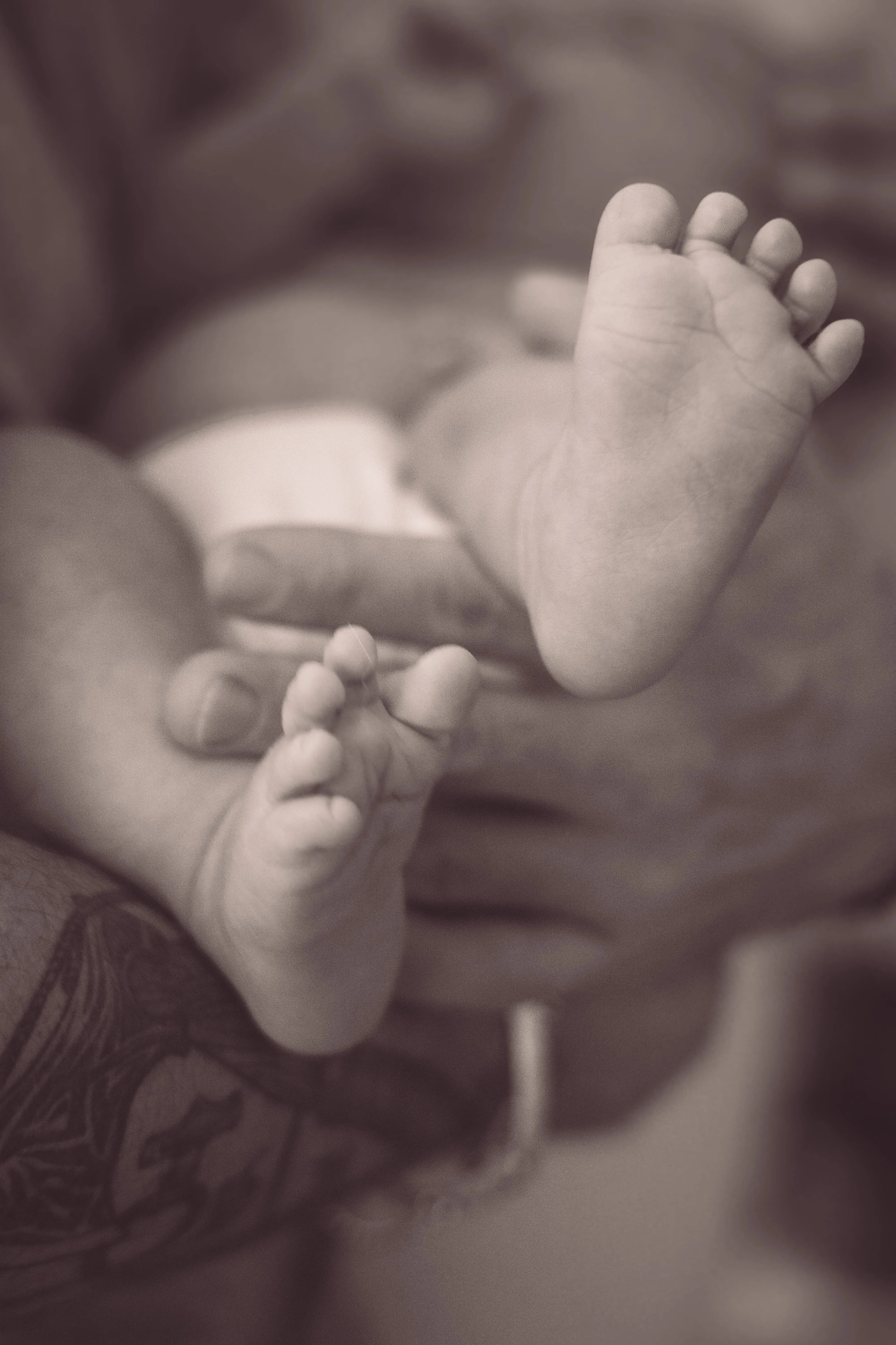 Détail nouveau-né — photographie de maternité et naissance par Maëlle Vétois